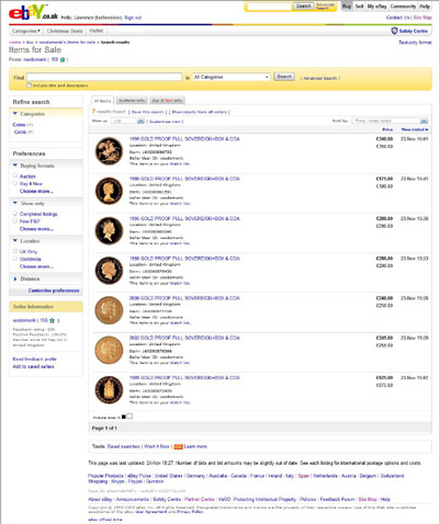 voodomonk 7 x eBay Auction Listings